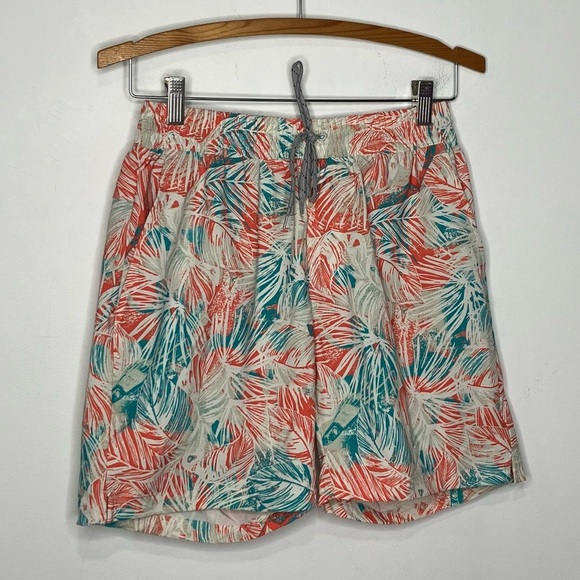 Columbia super slack tide hybrid water short tropical print men’s size small 6”L - Picture 3 of 7